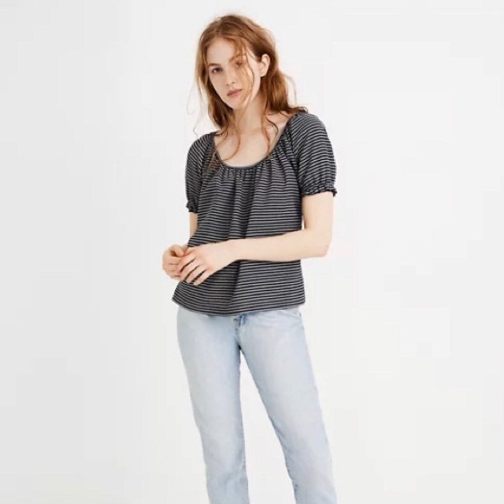 Anthropologie Texture & Thread Madewell Size XS NWT SS- Elastic Cuff Top-